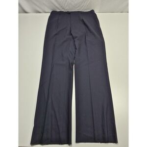 VTG Zanieri Suit Pants Mens 38x36 Blue 100% Wool Dress Pleated Unhemmed Italy